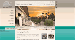 Desktop Screenshot of hotelspiaggiacattolica.it